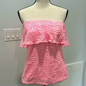 Lilly Pulitzer strapless top